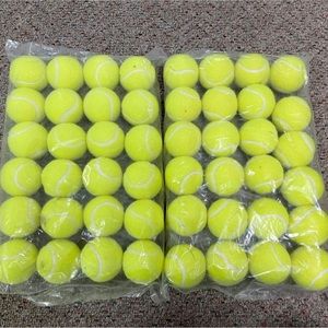 Quiet Chair Stay-Put Foot Covers - set of 48 yellow.  (Pre cut tennis balls)